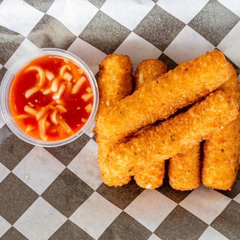 Delicious mozzarella sticks